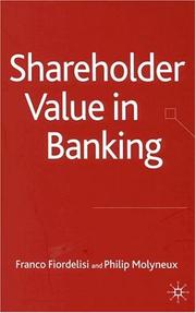 Shareholder value in banking by Franco Fiordelisi