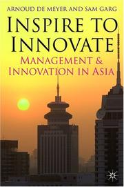 Cover of: Inspire to Innovate by Arnoud De Meyer, Sam Garg