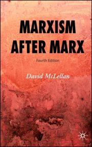 Cover of: Marxism after Marx by David McLellan