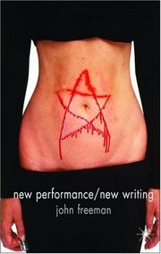 Cover of: New Performance/New Writing