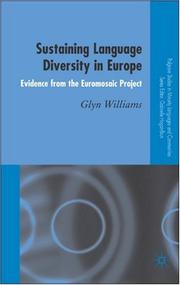 Cover of: Sustaining Language Diversity in Europe by Glyn Williams