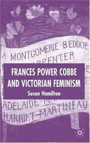 Frances Power Cobbe and Victoriam feminism by Susan Hamilton