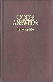 Cover of: God's Answers for Your Life (Gods Promises)