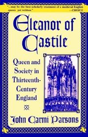 Cover of: Eleanor of Castile: Queen and Society in Thirteenth-Century England