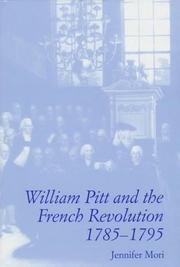 Cover of: William Pitt and the French Revolution, 1785-1795