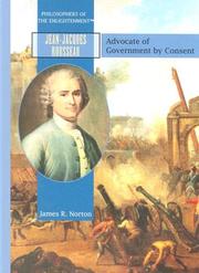 Cover of: Jean-Jacques Rousseau: advocate of government by consent