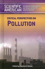 Cover of: Critical Perspectives on Pollution: Tephanie.