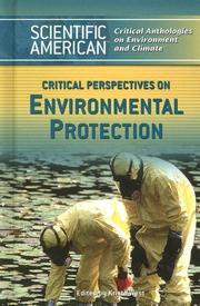 Cover of: Critical perspectives on environmental protection