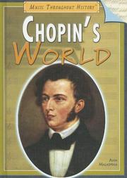 Cover of: Chopin's World (Music Throughout History)