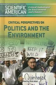 Cover of: Critical Perspectives on Politics and the Environment
