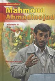 Cover of: Mahmoud Ahmadinejad: President of Iran (Newsmakers)