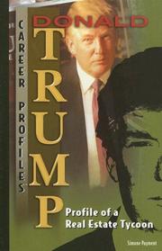 Cover of: Donald Trump: Profile of a Real-estate Tycoon (Career Profiles)
