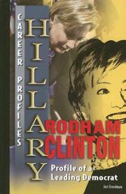 Cover of: Hillary Rodham Clinton by 