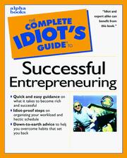 Cover of: The complete idiot's guide to being a successful entrepreneur by John Sortino