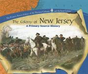 Cover of: The colony of New Jersey by Jake Miller