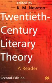Cover of: Twentieth-Century Literary Theory by K. M. Newton