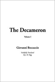 Cover of: The Decameron by Giovanni Boccaccio