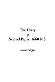 Cover of: The Diary of Samuel Pepys, 1668 N.S (Diary of Samuel Pepys)