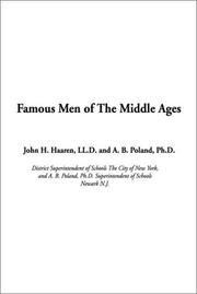 Cover of: Famous Men of the Middle Ages