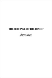 Cover of: Heritage of the Desert by Zane Grey