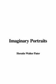 Cover of: Imaginary Portraits by Walter Pater