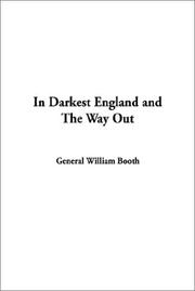 Cover of: In Darkest England and the Way Out