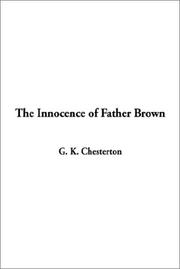 Cover of: The Innocence of Father Brown by Gilbert Keith Chesterton