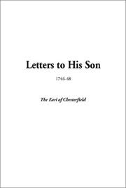 Cover of: Letters to His Son, 1746-48