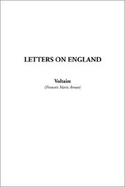 Cover of: Letters on England by Voltaire