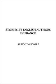 Cover of: Stories by English Authors in France