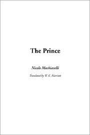 Cover of: The Prince by Niccolò Machiavelli