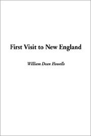 Cover of: First Visit to New England