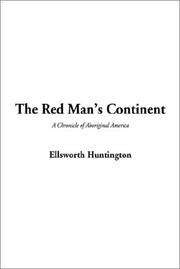 Cover of: The Red Man's Continent Chronicle of Aboriginal America