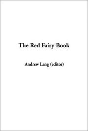 Cover of: The Red Fairy Book by Andrew Lang