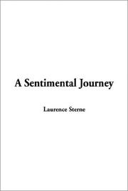 Cover of: A Sentimental Journey by Laurence Sterne