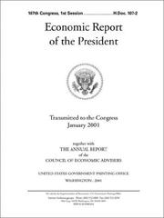 Cover of: Economic Report of the President, 2001