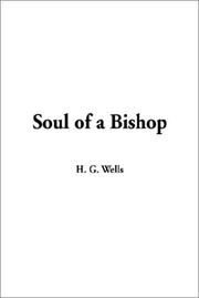 Cover of: Soul of a Bishop by H. G. Wells, H. G. Wells