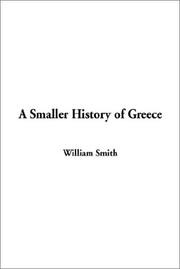 Cover of: A Smaller History of Greece