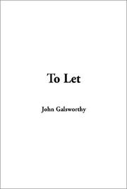 Cover of: To Let by John Galsworthy