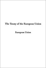 Cover of: The Treaty of the European Union