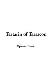 Cover of: Tartarin of Tarascon by Alphonse Daudet