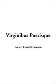 Cover of: Virginibus Puerisque by Robert Louis Stevenson