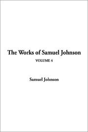 Cover of: The Works of Samuel Johnson