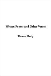Cover of: Wessex Poems and Other Verses by Thomas Hardy