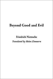 Cover of: Beyond Good and Evil by Friedrich Nietzsche