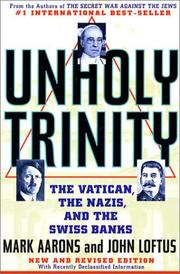Cover of: Unholy trinity