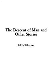 Cover of: The Descent of Man and Other Stories by Edith Wharton