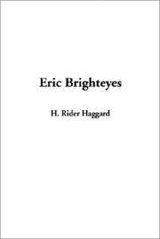 Cover of: Eric Brighteyes | H. Rider Haggard