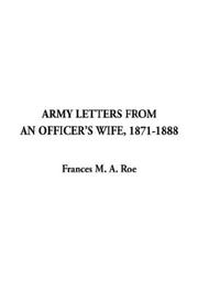 Cover of: Army Letters from an Officer
