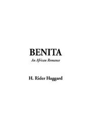 Cover of: Benita, an African Romance by H. Rider Haggard